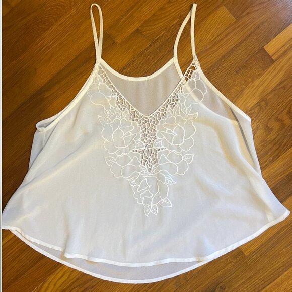 Brandy Melville white sheer top - Picture 4 of 4